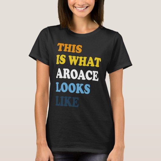 T-shirt Aroace Pride Aromantic Asexual Proud Aro Ace LGBTI (Devant)