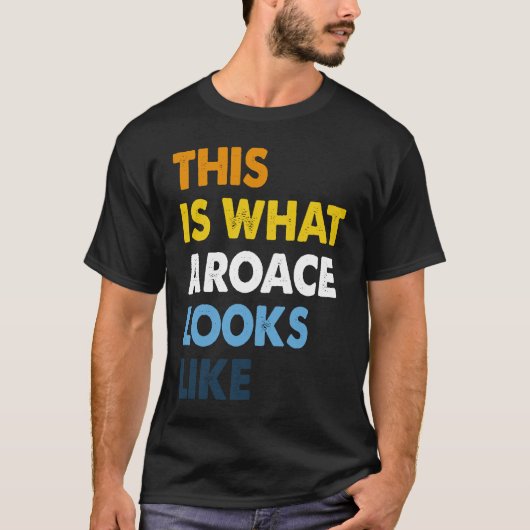 T-shirt Aroace Pride Aromantic Asexué Fière Aro Ace LGBTQ (Devant)