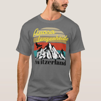 T-shirt Arosa Lenzerheide ski Suisse