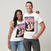 T-shirt Arosa Lenzerheide,Suisse affiche de ski. (Unisexe)