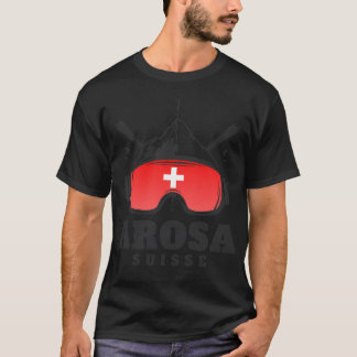 T-shirt Arosa Suisse Station de ski Ski Souvenir