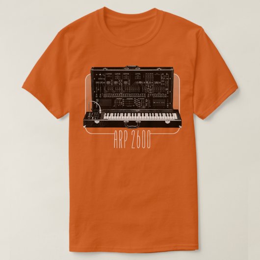 T-shirt ARP 2600 Retro Synthesizer Lover Design (Design devant)