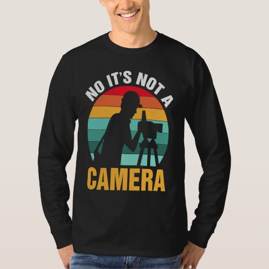 T-shirt Arpenteur Non Ce N'est Pas Un Appareil Photo (Devant)