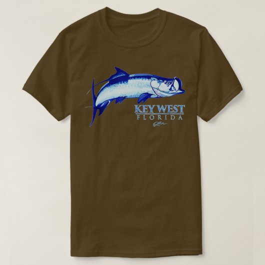 T-shirt Arpon JCombs Key West Florida (Design devant)