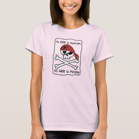 T-shirt Arr est le pirate (Devant)