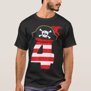 T-shirt Arr I M 4 Pirate Cool Thème 4E Fête Anniversaire