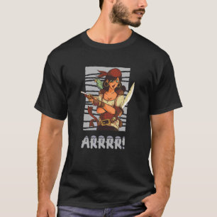 T-shirt Arr Parle Comme Un Pirate Seagull Seabird Buccanee