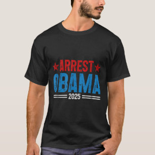T-shirt Arrestation d'Obama 2025 _1