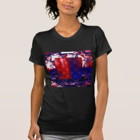 Arrêt | Art fractal rouge et bleu