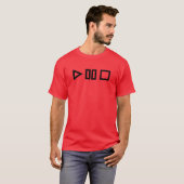 T-shirt Arrêt de pause de jeu (Devant entier)