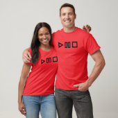 T-shirt Arrêt de pause de jeu (Unisexe)