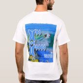 T-shirt arrêt rose 4 de série de boîte à beignet (Dos)