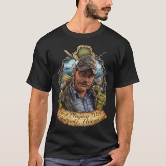 T-shirt Arrête de jouer avec tes amis