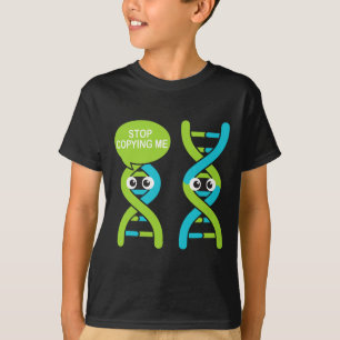 T-shirt Arrête de me copier Drôle de jeu de mots scientifi
