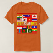 T-shirt Arrêter AAPI Hate Support Sensibilisation Arrêter  (Design devant)