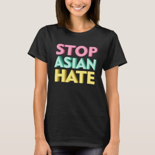 T-shirt Arrêter Asian Hate Retro