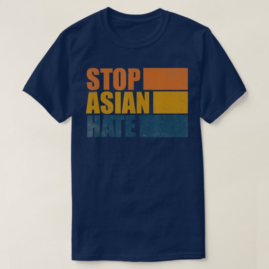 T-shirt Arrêter la haine asiatique arrêter AAPI Asiatique  (Design devant)