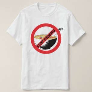 T-SHIRT ARRÊTER LA RECHERCHE DES REQUINS