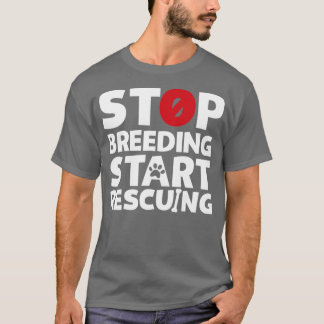 T-shirt Arrêter la reproduction Commencer à Secourir pour