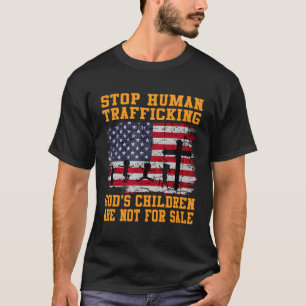 T-shirt Arrêter La Traite Des Êtres Humains Les Enfants De