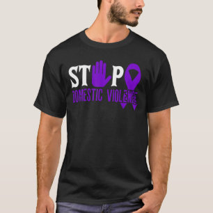 T-shirt Arrêter la violence violence familiale Sensibilisa