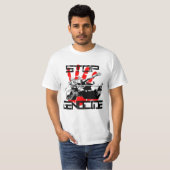 T-shirt Arrêter le génocide (Devant entier)