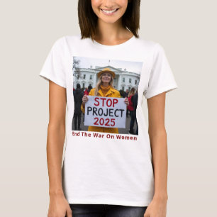 T-shirt Arrêter le projet 2025