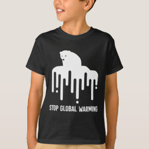 T-shirt Arrêter le réchauffement climatique réchauffement