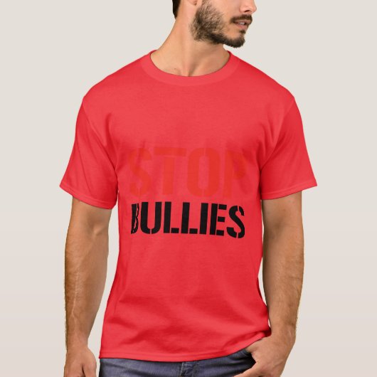 T-SHIRT ARRÊTER LES BULLES (Devant)