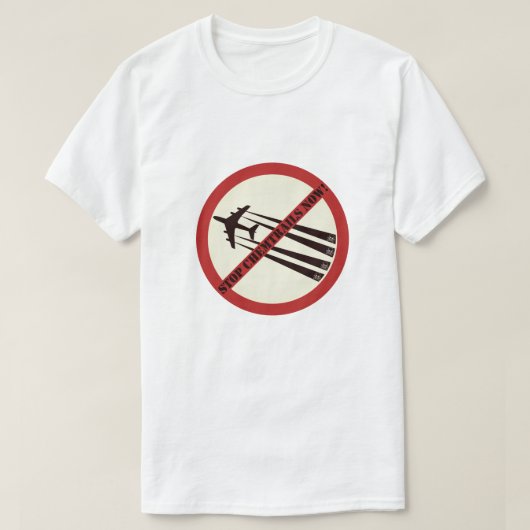 T-shirt Arrêter les chemins (Design devant)