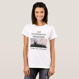 T-shirt Arrêter l'expulsion discriminatoire