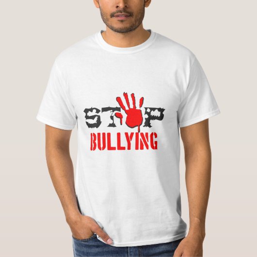 T-shirt Arrêter l'intimidation (Devant)