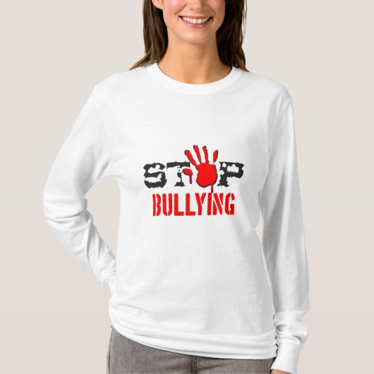 T-shirt Arrêter l'intimidation (Devant)