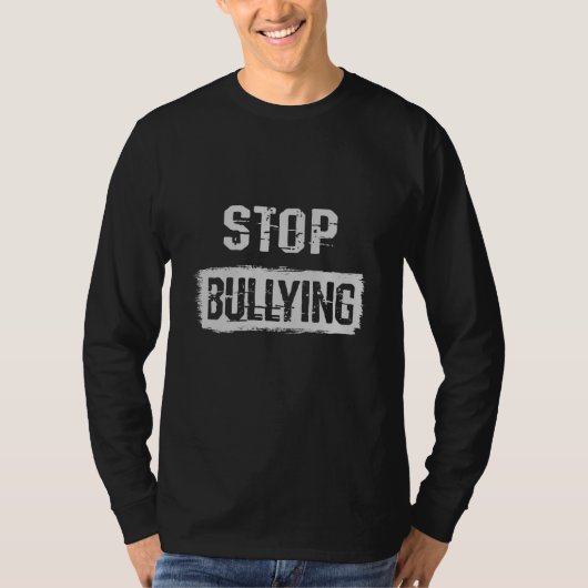 T-shirt Arrêter l'intimidation (Devant)