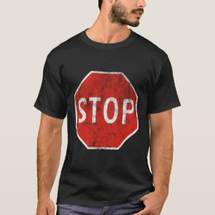 T-shirt Arrêter Signal Route Route Autoroute Signal Règlem