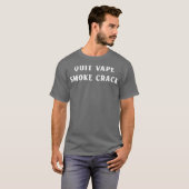 T-shirt Arrêter vape (Devant entier)