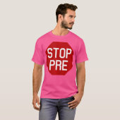 T-shirt Arrêtez de courir avant (Devant entier)