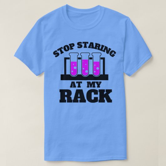 T-shirt Arrêtez De Monter Sur Mon Rack 3 (Design devant)