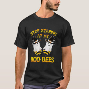 T-shirt Arrêtez De Piocher Sur Mon Boo Bees Drôle Hallowee