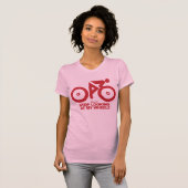 T-shirt Arrêtez de regarder mes roues (Devant entier)