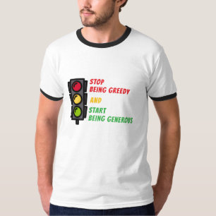 T-Shirt "Arrêtez d'être gourmand"