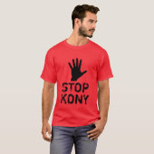 T-shirt Arrêtez Kony (Devant entier)