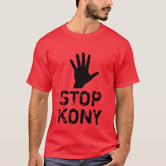 T-shirt Arrêtez Kony (Devant)