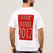 T-shirt Arrêtez Kony 2012 (Dos)