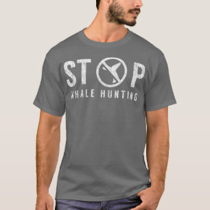 T-shirt Arrêtez la chasse aux baleines