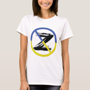 T-shirt Arrêtez la guerre en Ukraine Jetez un oreiller