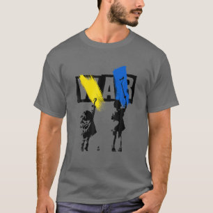 T-shirt Arrêtez la guerre Ukraine Sauvez l'Ukraine Je me t