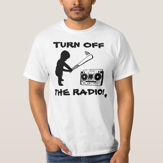 T-shirt ARRÊTEZ la RADIO ! (Devant)