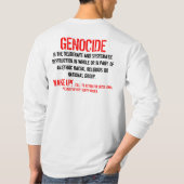 T-SHIRT ARRÊTEZ LE GÉNOCIDE D'AFRIKANER (Dos)