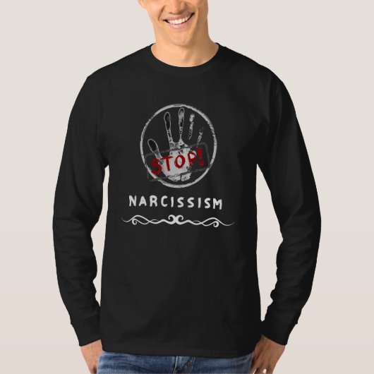T-shirt Arrêtez le narcissisme (Devant)
